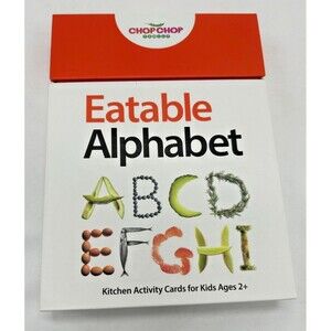 CHOP CHOP FAMILY Alphabet Food Flash Cards - Learn Healthy Eating & Nutrition